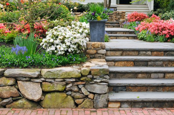 Stone Stairs Repair in Cranston