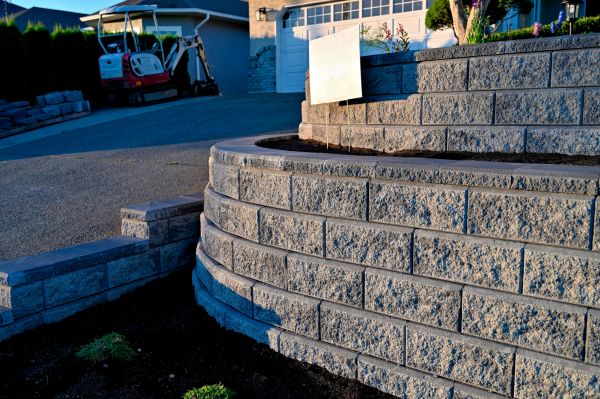 Stone Retaining Wall Repair in Cranston