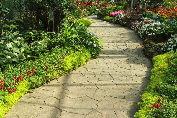 Stone Pathway Repair in Cranston
