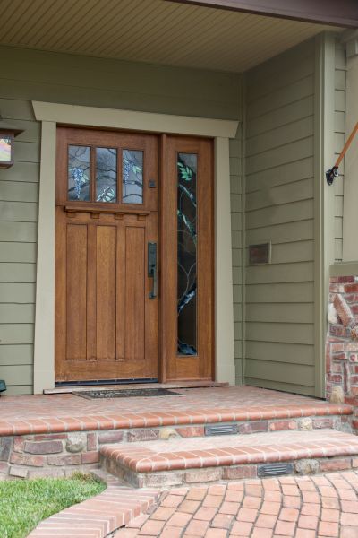 Front Porch Brick Repair in Cranston
