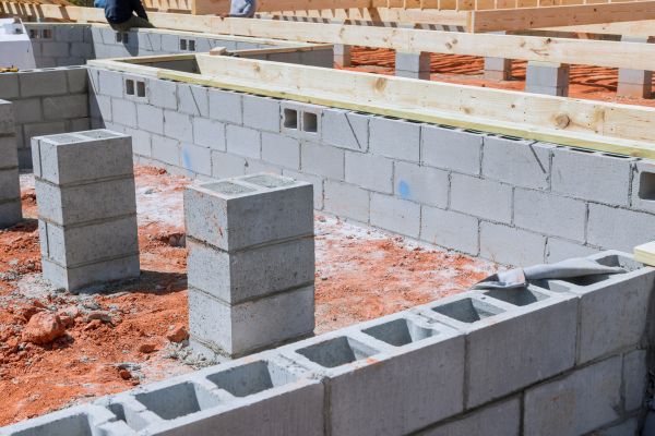Cement Block Installation in Cranston