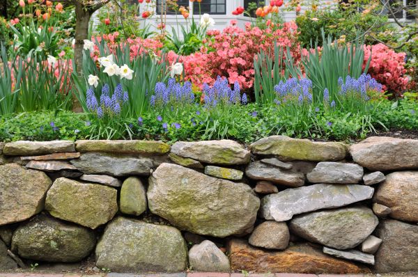 Garden Wall Installation in Cranston